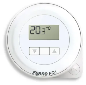 NOVASERVIS - Elektronický pokojový termostat denní bezdrátový FQ1TXT6