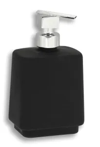 Novaservis - Dávkovač mydla na postavenie Metalia 4 čierna-chróm 6450/1,5