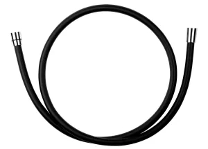 Novaservis - Sprchová hadica plastová, 150 cm, čierna BLACK/150,5