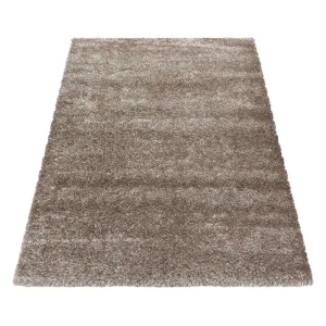 Kusový koberec Brilliant Shaggy 4200 Taupe Rozmery kobercov: 120x170