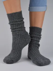 Noviti vlněné SW 001 W 09 šedý melanž Dámské ponožky