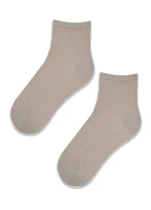 Členkové dámske ponožky Noviti ST041 - viskóza Béžová 36-41