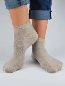 Dámske ponožky Noviti ST022 s trblietavými nitkami Béžová 39-42