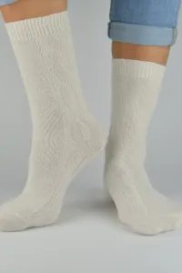 Dámske ponožky Noviti SW002 vlněné Svetlobéžová 35-38