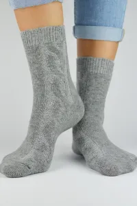 Noviti SW 002 W 05 světle šedý melanž Dámské ponožky #7766509