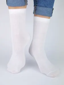Noviti SB 005 U 01 bílé Dámské ponožky #7864170