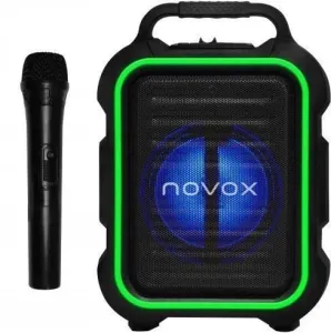 Novox Mobilite GREEN battery, USB/MP3/SD/BT, mic