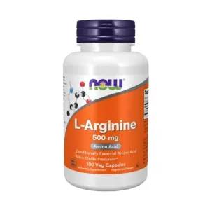 L-Arginín 500 mg - NOW Foods, 100cps