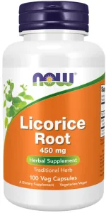 Now Foods Licorice Root (sladké drievko) 900 mg, 100 kapsúl