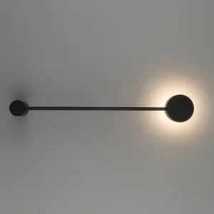 Nástenné svetlo Orbit I 40, čierna, 1-plameňové