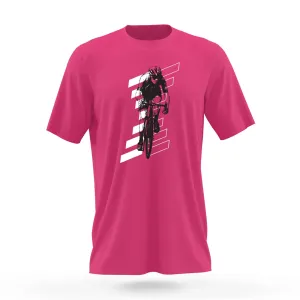NU. BY HOLOKOLO Cyklistické tričko s krátkym rukávom - GIRO II - ružová