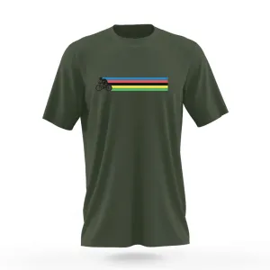 NU. BY HOLOKOLO Cyklistické tričko s krátkym rukávom - A GAME - viacfarebná/zelená