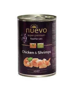NUEVO cat Adult Chicken & Shrimps konzervy pre mačky 6x400g