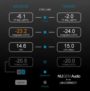 Nugen Audio LM-Correct 2 (Digitálny produkt)