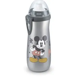 NUK fľaša Sports Cup, 450 ml – Mickey, sivá #66887