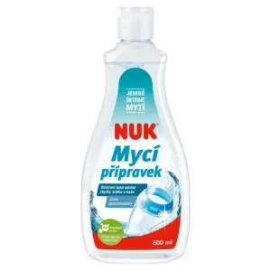 NUK Umývací prostriedok na fľaše a cumlíky špeciálne na čistenie a umývanie výrobkov pre deti (inov.2021) 1x500 ml