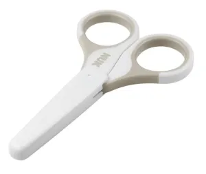 NUK Scissors detské nožničky s guľatou špičkou Beige 1 ks
