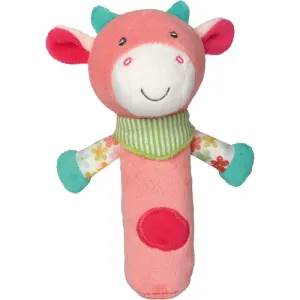 NUK Squeaky Toy Cow hebká pískacia hračka 1 ks