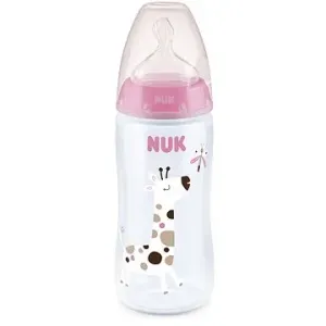 NUK FC+ fľaša s kontrolou teploty 300 ml, ružová #71112