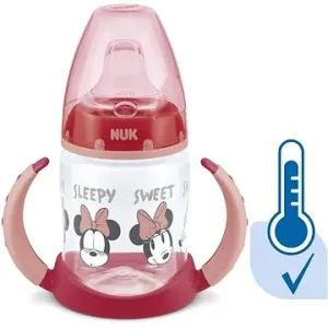 NUK Fľaša Mickey s kontrolou teploty 150 ml červená #26165