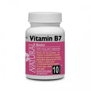 NuLab Vitamín B7 Biotín (vitamín H), 300mcg, 60 kapsúl #4141150