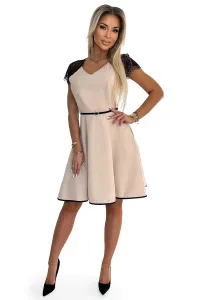 Women's dress with lace inserts Numoco