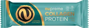 Nupreme Collagen Protein proteínová tyčinka s kolagénom príchuť Caramel Coconut 50 g