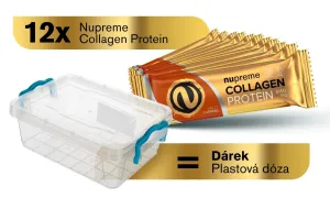 Nupreme Proteinové tyčinky v plastovej dóze slaný karamel 12 ks