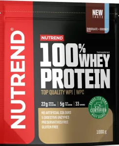 Nutrend 100% Whey Protein 1000 g, čokoláda + kokos