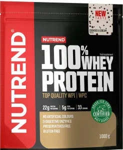 Nutrend 100% Whey Protein, Cookies&cream 1000 g