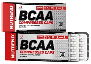 Nutrend BCAA Compressed caps, 120 kapsúl