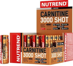 Nutrend Carnitine 3000 SHOT, 20× 60 ml, jahoda