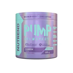 Predtréningový stimulant PUMP - Nutrend tropical blend 225 g