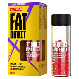 Spaľovač tukov Fat Direct - Nutrend, bez príchute, 60cps