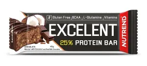 Tyčinka Excelent Protein Bar - Nutrend 1ks/85g Čokoláda-Kokos