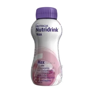 Nutridrink Max s jahodovou príchuťou (inov.2021) 4x300 ml (1200 ml)
