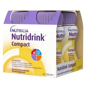 NUTRIDRINK COMPACT s banánovou príchuťou 4x125 ml (500 ml)