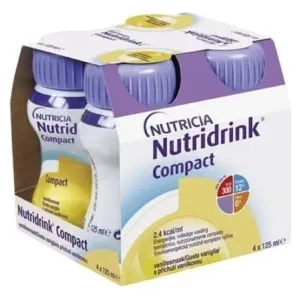 NUTRIDRINK COMPACT s vanilkovou príchuťou 4x125 ml (500 ml)