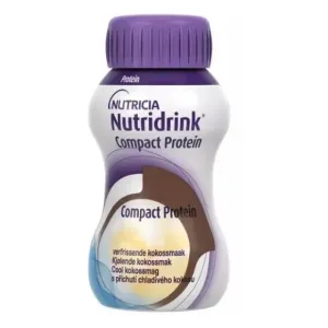 NUTRIDRINK COMPACT PROTEIN s príchuťou chladivého kokosu 24x125 ml (3000 ml)
