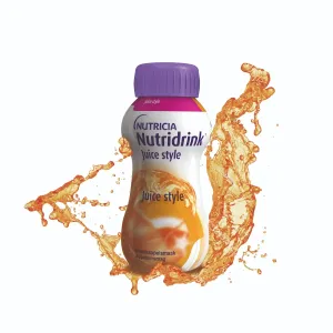 NUTRIDRINK Juice style s pomarančovou príchuťou 4 x 200 ml
