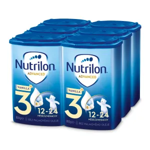 NUTRILON 3 Advanced Vanilla Pokračovacie batoľacie mlieko od 12 - 24 mesiacov 6 x 800 g