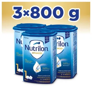 3x NUTRILON 1 Počiatočné dojčenské mlieko 800 g, 0+ #7352128