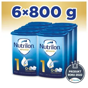 6x NUTRILON 1 Počiatočné dojčenské mlieko 800 g, 0+ #7352114