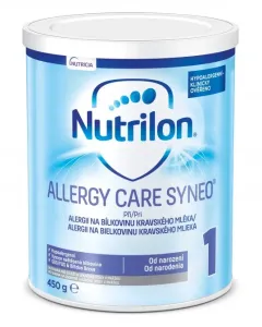 Nutrilon 1 ALLERGY CARE SYNEO mliečna výživa v prášku (od narodenia) (inov. 2019) 1x450 g