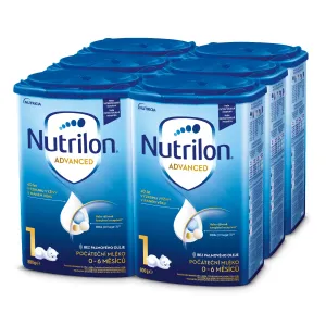 Nutrilon Advanced 1 počiatočná mliečna dojčenská výživa v prášku (0-6 mesiacov) 6x800 g