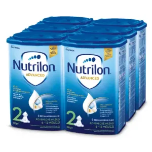 Nutrilon 2 Advanced pokračovacie dojčenské mlieko 6× 1 kg, 6 mes.+