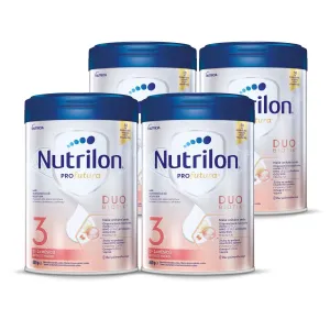 NUTRILON 3 Profutura Duobiotik batoľacie mlieko od ukončeného 12. mesiaca 4 x 800 g