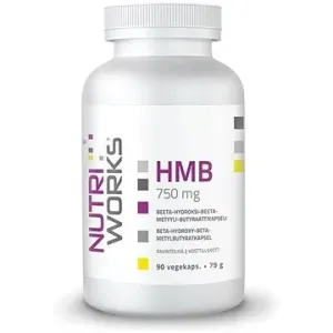 NutriWorks HMB 750 mg, 90 kapsúl