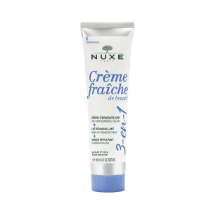 NUXE Creme Fraiche de Beauté 3-In-1 Cream & Make-Up Remover & Mask 100 ml denný pleťový krém na veľmi suchú pleť; proti vráskam; na rozjasnenie pleti