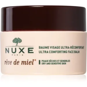 NUXE Reve de Miel Ultra Comforting Face Balm 50 ml denný pleťový krém W na zmiešanú pleť; výživa a regenerácia pleti; na citlivú a podráždenú pleť